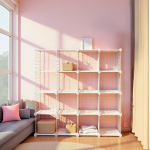 Avatud riiul 123x31x123 cm Valge