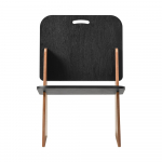 Puidust tool 53x56x78 cm must