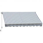 Markiis terrassile 35x25 m hall valge