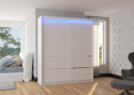 Riidekapp SPECTRA 180 180x215x58 Valge