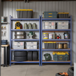 Metallriiul 360x120x200 cm Sinine