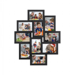 Fotoraam mitmele pildile 60x49.3cm must