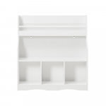 Laste raamaturiiul 90x30x95 cm valge