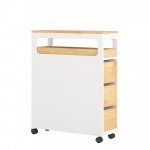 Wc paberi kapp valge ratastel