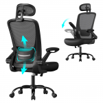 Kontoritool 62x62.4x120.4 cm must