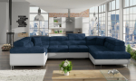 Nurgadiivan Letto 340x202x90 cm Tume Sinine