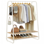 Riidestange 100x45x160 cm Valge