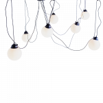 Elutoa laevalgusti Popo Glass M 7 must