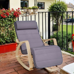 Puidust kiiktool 121.5x67x84 cm hall