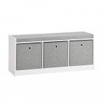 Esikupink sahtlitega 102cm valge