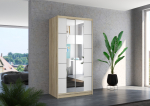 Riidekapp KSAWER 100 100x200x58 cm Sonoma