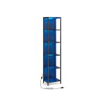 Led valgustusega raamaturiiul 30 x 40 x 179 cm