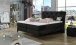 Boxspring Kontinentaalne Voodi Laos 165x118x200 cm Must