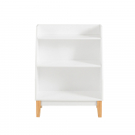 Laste raamaturiiul 60x25x80 cm valge