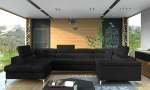 Nurgadiivan Thiago 350x202x90 cm Must