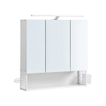 Vannitoakapp seinale 70x70 cm valge