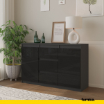 Elutoa kummut Mikel 75x120x35 cm Must