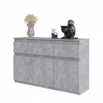 Kummut sahtlitega 120x75x35 cm Betooni Ilme