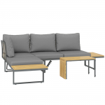 Aiam&ouml;&ouml;bli komplekt 175x65 cm helehall