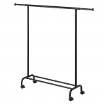 Riidestange ratastel 40x83x156cm must