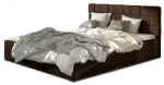 Magamistoa voodi Grand 200x93x223 cm Tumepruun