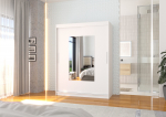 Liugustega riidekapp DORRIGO 150 150x200x58 cm valge