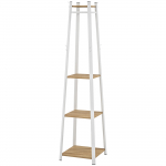 Riidepuu jalaga 34x34x170 cm Valge