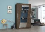 Liugustega Riidekapp TEXAS 120 120x200x58 Choco