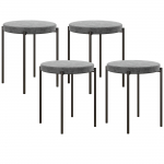 Taburetid 4 tk 42 x 42 x 46 cm Tume Hall