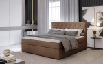 Boxspring-voodi Loree 140X200 140x115x215 cm helepruun