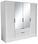 Garderoob Norel 200 200x200x51 cm Valge