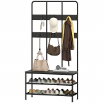 Esikunagi kingariiuliga 91x36x180cm must