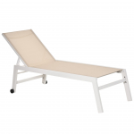 Lamamistool terrassile 169x65 cm Kreemikas