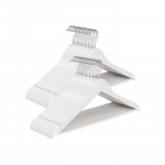 Puidust riidepuu 30 tk 43 x 21 cm Pilvevalge