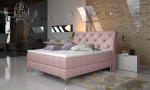 Boxspring-voodi Adel 140X200 145x215x118 cm Roosa