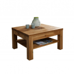 Puidust diivanilaud 70x70x45cm &otilde;litatud tamm