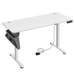 Elektriline reguleeritav laud 60x140x72-120 cm valge