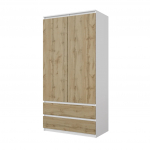 Magamistoa riidekapp 90x180x50 helepruun