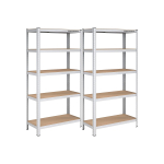 Metallist laoriiulid 2 tk 180 cm hall