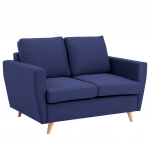 Kahekohaline diivan 134 cm sinine