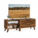 TV alus ustega 140x40x45 cm pruun