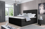 Voodi Meron 140X200 140x115x215 cm Tume Must