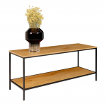 Konsoollaud kitsas Vita 100x36x45 cm pruun