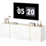 TV-alus 135x38x45 cm valge