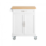 Valge serveerimislaud 55x45x91 cm k&ouml;&ouml;k