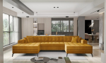 Nurgadiivan Vertizo 350x170x93 cm Kollane