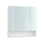 Peegliga vannitoakapp 17 x 70 x 75cm valge