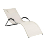 Lamamistool aeda 165 x 56 x 67 beež