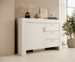 Kummut CESIRO 120x85x42 cm Valge