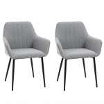 S&ouml;&ouml;gilaua toolid 2 tk 60x57x81 cm helehall